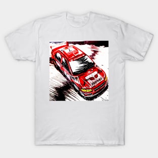 Animauto - Mitsubishi lancer evolution 7 wrc T-Shirt